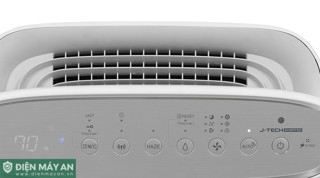 Máy lọc không khí và tạo ẩm Sharp KI-N50V-W 51W